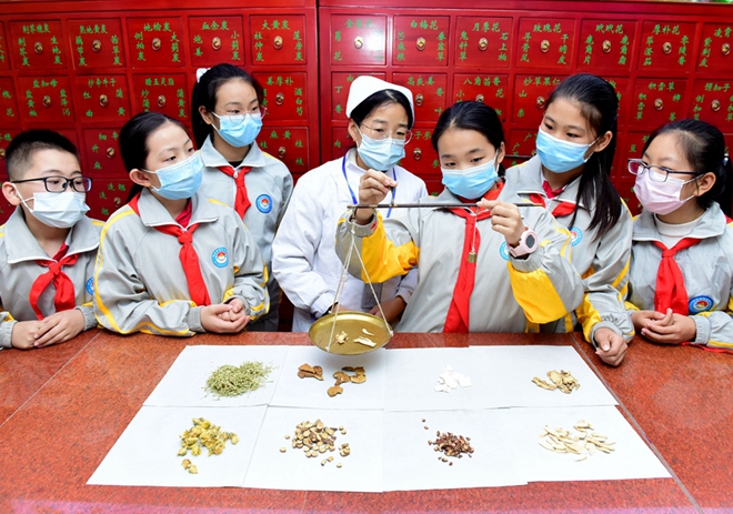 Primary School Students Learn More About TCM